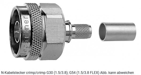 Telegärtner Koax, N-KABELSTECKER CR/CR