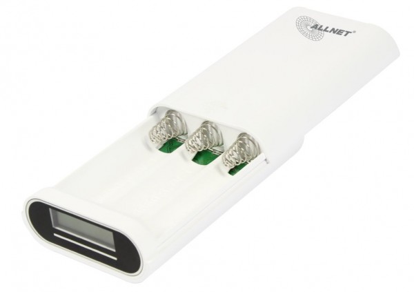 ALLNET ALL-PB103 / Powerbank 18650 3,7V 3er-Housing &quot;blanc