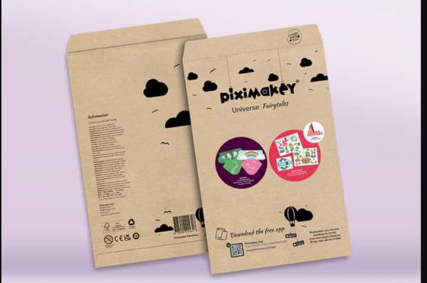 Piximakey Studio Starter-Set ?Märchen?, Spielset mit Ständer, Figuren und Hintergründen