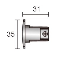 Vorschau: Powergear Mini 1PH ENDKAPPE , Schwarz Vorschau: Powergear Mini 1PH ENDKAPPE , Schwarz