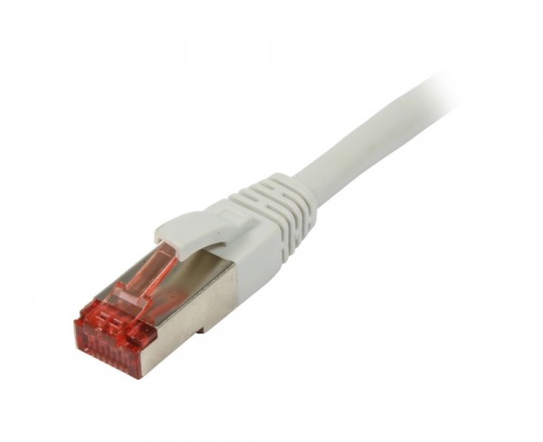 Cordon RJ45, CAT6 250Mhz, 1,0m gris, S-STP