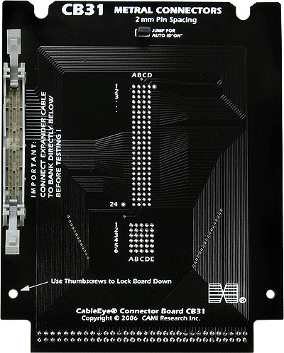CableEye 761 / CB31 interface board (Metral Connectors, 2mm)