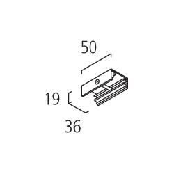 Synergy 21 von EUTRAC DECKENCLIP, Weiss