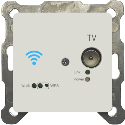 ALLNET Point-to-Point Coax 8 Port Master Chassis/Amplifier EOC 100 zbh. EOC G.hn WIFI flush-mounted box/pass-through box &quot;ALL-GHN108S-100-WIFI