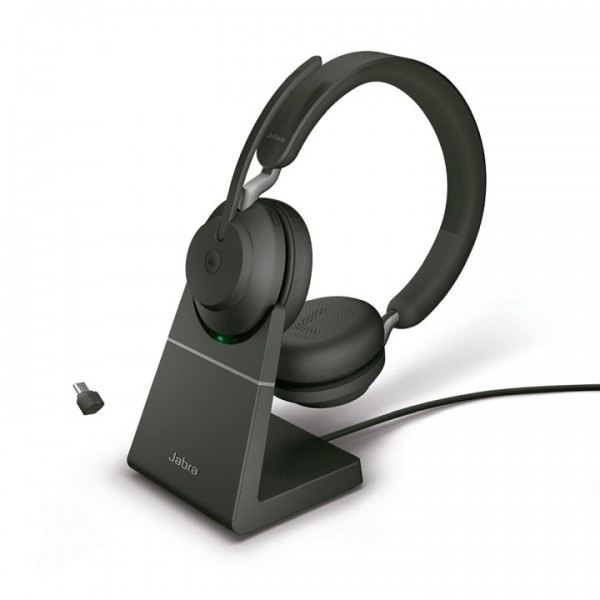 Jabra Evolve 2 65 Link380a MS Stereo Stand Black