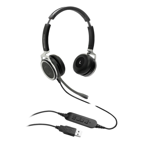 Grandstream GUV3005 HD-USB-Headsets mit Mikrofon mit Rauschunterdrückung