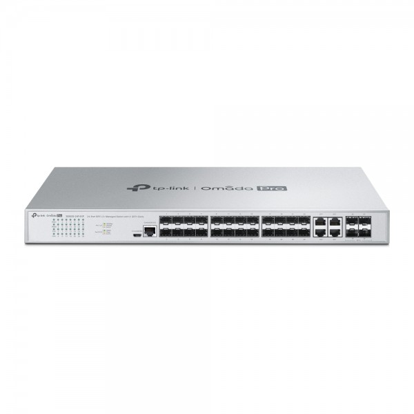 Omada PRO full managed Layer 2+ Switch Â• 32 Port Â• 24x SFP, 4x SFP/RJ45 Combo Port Â• 4x SFP+ Â• Omada PRO Â• S5500-24F4XF