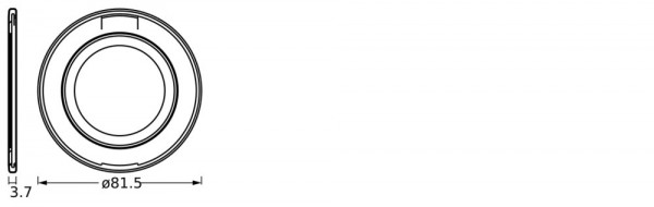 LEDVANCE SPOT COMBO RING ADJUST ADJ ROUND BN