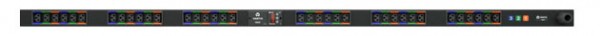Vertiv(Knürr), Geist Rack PDU, Metered (upgradeable), 0U, input IEC 60309 230/400V 3x16A, combi outputs (36)C13 or C19, Schwarz
