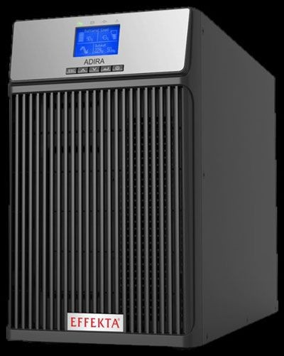 Effekta Online-USV, 1000VA, 26min bei cos phi 0,7 , 1/1-phasig, Tower, ADIRA T 1000-26, XL mit verlängerter Überbrückungszeit,