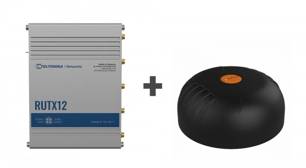 RUTX12 · Dual 4G Router & Poynting · A-MIMO-0004-V1-17 · Multifunktionsantenne BUNDLE