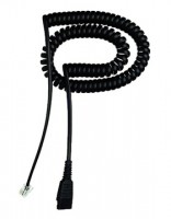 GN Jabra Kabel QD -> RJ10 Standard  spiral GN Jabra Kabel QD -> RJ10 Standard  spiral