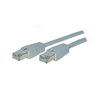 Patchkabel RJ45, CAT5e 100Mhz, 50m grau, S-FTP(SF/UTP),