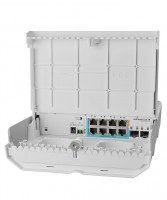MikroTik Cloud Smart Switch CSS610-1Gi-7R-2S+OUT, netPower Lite 7R, 8x Gigabit (7 with Reverse POE-in, 1 with PoE-OUT), 2x SFP+ MikroTik Cloud Smart Switch CSS610-1Gi-7R-2S+OUT, netPower Lite 7R, 8x Gigabit (7 with Reverse POE-in, 1 with PoE-OUT), 2x SFP+