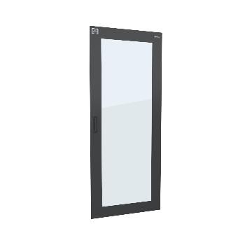 Vertiv(Knürr) zub.Miracle2, Glastür, für Schrank B800/H2000mm, Lichtgrau