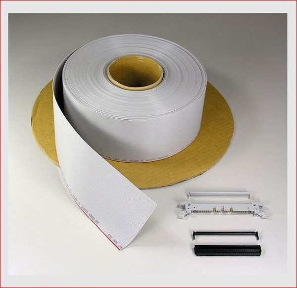 CableEye 64-poliges IDC-Flachkabel, Preis pro Fuß