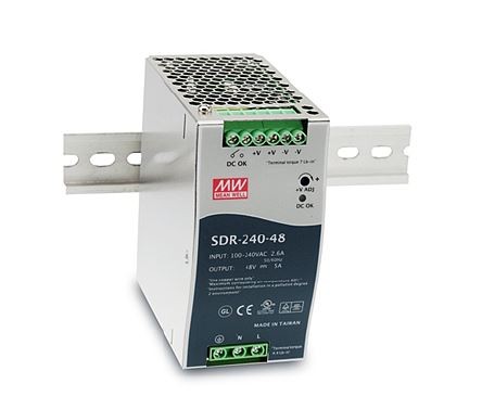 Mean Well Alimentation électrique du puits moyen - 48V 240W