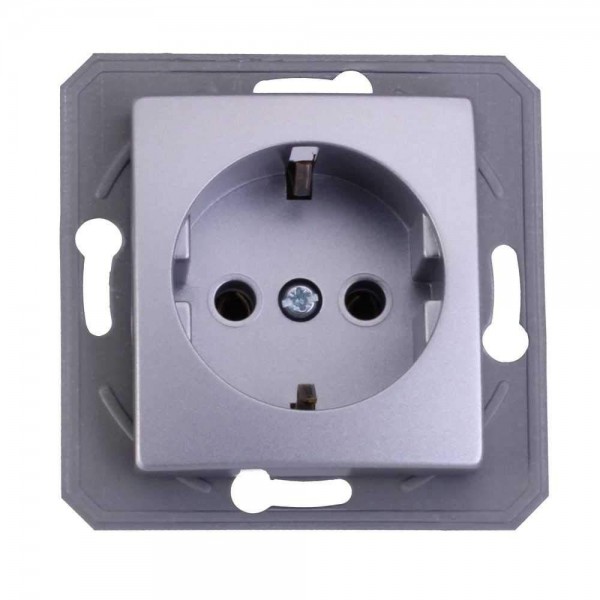TEM Series Ekonomik SOCKET protective contact 2P+E 16A 250V~ BV