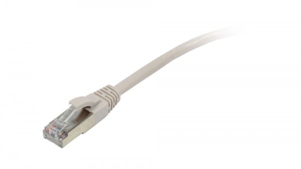 Patchkabel RJ45, CAT5e 100Mhz, 1.0m grau, S-FTP(SF/UTP), Synergy 21,