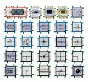 ALLNET Brick?R?knowledge LED dual grün &amp; blau Signal durchverbunden