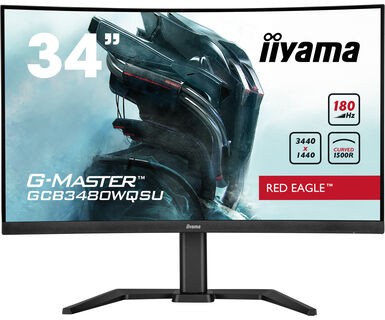 TFT 34,0"/86,4cm Iiyama G-Master GCB3480WQSU-B1 Red Eagle 21:9 curved