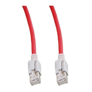 Patchkabel RJ45, CAT6A 500Mhz, 3m, rot; S-STP(S/FTP); VC LED in den Steckern!,