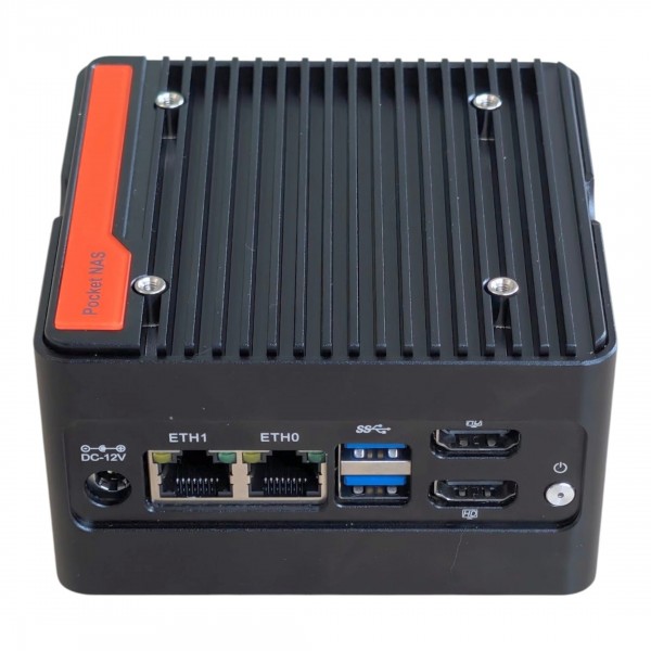 ALLNET Mini PC NAS-N355, Windows 11 Pro, 16GB Ram, 256GB SSD, Wifi 7, 2x USB 3.2, 2xHD out, 4x M.2 NVME