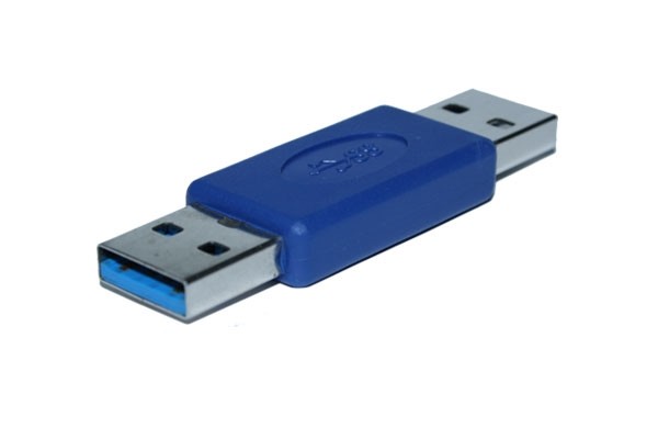 Kabel USB, zbh. Adapter, A(St) => A(St), USB3.0, blau,