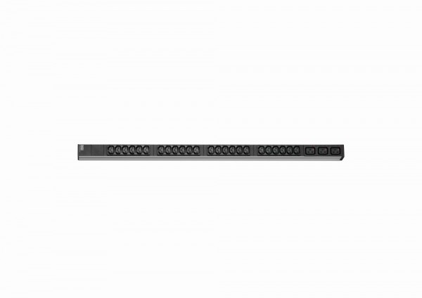 Bachmann PDU, Steckdosen, 24xDosen(C13)+ 3x(C19)-&gt; Zuleitung 3m, 16A, mit Stecker CEE 16A blau,