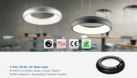 Vorschau: Synergy 21 LED round light Donut nw black 25w Vorschau: Synergy 21 LED round light Donut nw black 25w