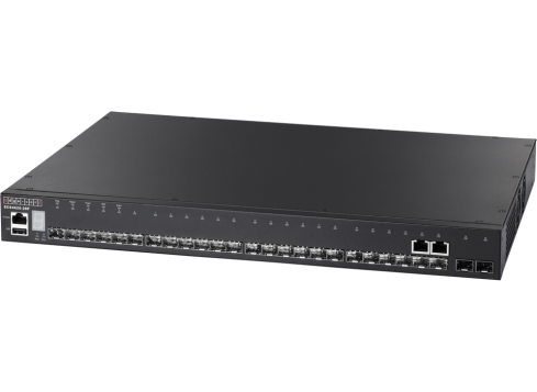 Edgecore Switch full managed Layer3 24 Port • 22 SFP • 2 x GE Combo (RJ45/SFP) • 2 x SFP+ ports • 1 x expansion • 19&quot; • ECS4620-28F