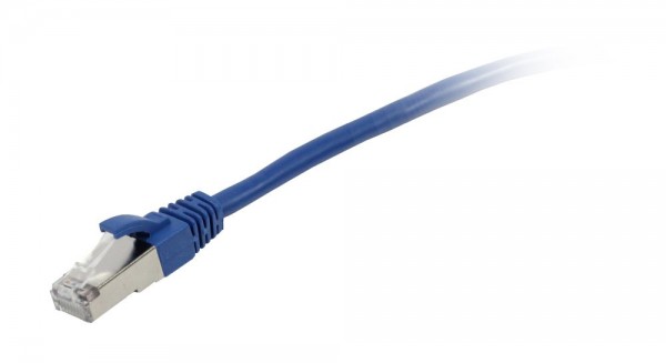 Patchkabel RJ45, CAT5e 100Mhz, 3m blau, FTP(F/UTP), Synergy 21,
