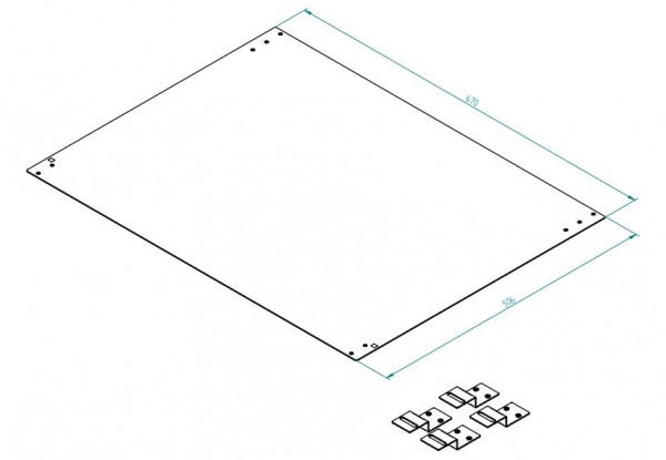 Triton 19? Standschrank, mit Schwenkrahmen, zbh.Montageplatte für VxA-27 und vxA-32