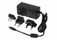 ALLNET Ersatznetzteil 12V/5A EU Type schwarz mit Adapter EU,US,UK ALLNET Ersatznetzteil 12V/5A EU Type schwarz mit Adapter EU,US,UK