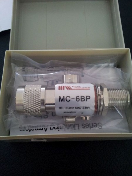 ALLNET Antenne Blitzschutz, 5,8GHz N-Type Bu/St.