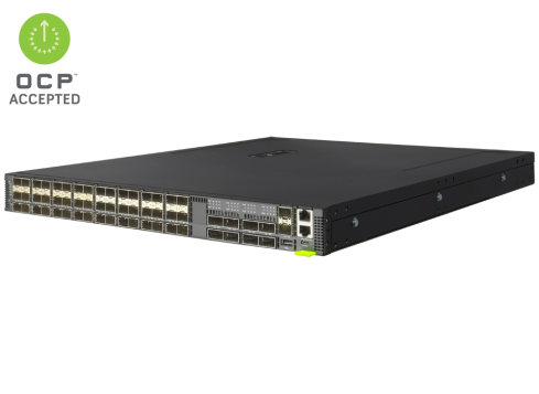 EdgeCore Open Networking Datacenter Switch • AS7326-56X, 48 x 25G SFP28 and 8 x 100G QSFP28 ports