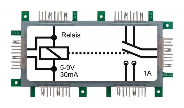 ALLNET Brick?R?knowledge 2x1 Relais 8-9V 2xUM