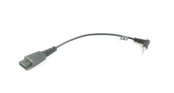 GN Jabra Kabel QD -&gt; 2,5mm Klinke gewinkelt *PANASONIC*