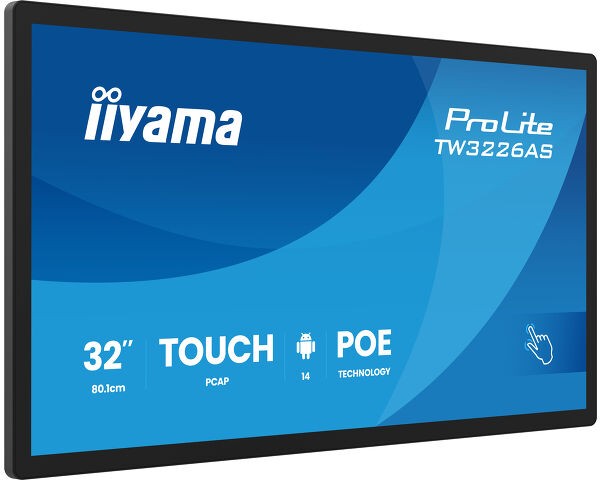 Iiyama Touchpanel-PC 31,5&quot;/80,1cm ProLite TW3226AS *schwarz* 16:9 24/7