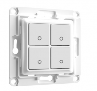 Shelly · Accessoires · "Wall Switch 4" · bouton-poussoir mural 4 positions · blanc Shelly · Accessoires · "Wall Switch 4" · bouton-poussoir mural 4 positions · blanc