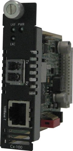 Perle Medien Konverter Cards 10/100 Mbit LC ( bis zu 20km)