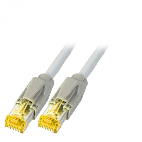 Patchkabel RJ45, CAT6A 500Mhz, 3m, grau; S-STP(S/FTP); ND-UC900+TM31,