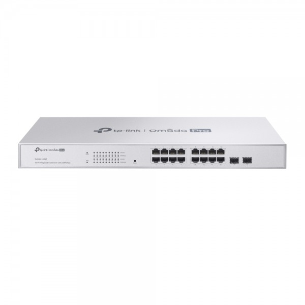 Omada PRO smart managed Layer 2+ Switch Â• 18 Port Â• 16x 1GbE, 2x SFP Â• Omada PRO Â• S4500-16G2F