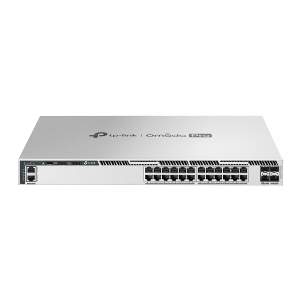 Omada PRO full managed Layer 3 Switch Â• 28 Port Â• 24x 1GbE, 4x SFP+ Â• Omada PRO Â• S6500-24GP4XF