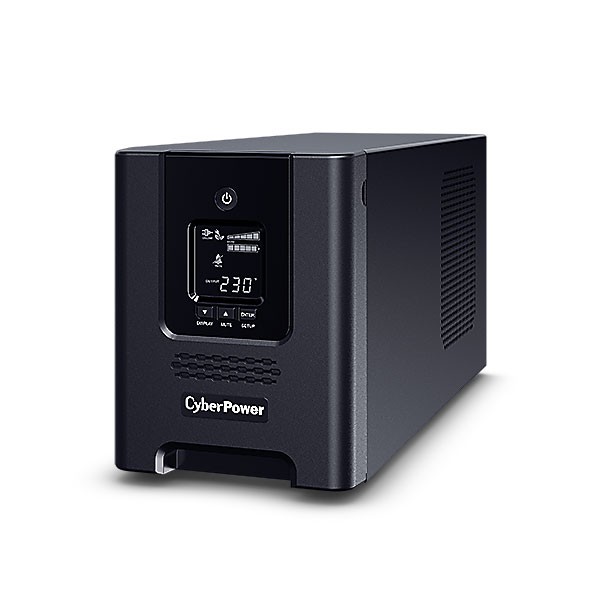 CyberPower USV, PR Tower-Serie, 3000VA/2700W, Line-Interactive, reiner Sinus, LCD, USB/RS232, ext.Runtime,