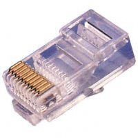 TP-Stecker TP,ungeschirmt,RJ-45, 100-Pack, für Flachkabel TP-Stecker TP,ungeschirmt,RJ-45, 100-Pack, für Flachkabel