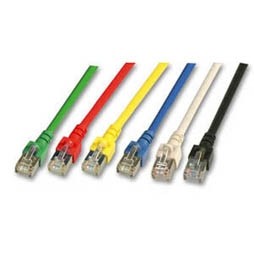 Patchkabel RJ45, CAT5e 100Mhz, 1.5m schwarz, S-FTP(SF/UTP);
