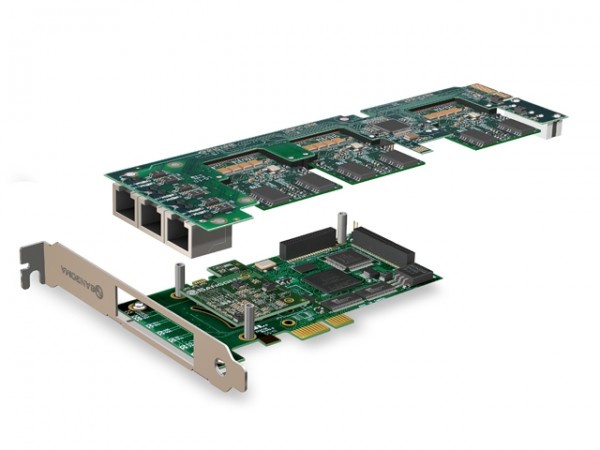 Sangoma carte basic 0xBRI/S0 PCIe + Remora + Echo cancellat