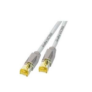 Patchkabel RJ45, CAT6A 500Mhz, 1.0m, grau; S-STP(S/FTP); ND-UC900+TM31,