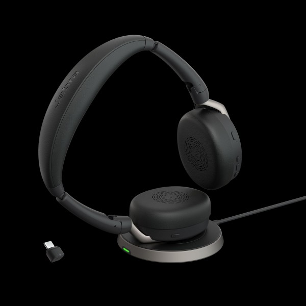 Jabra Evolve2 65 Flex Link380c MS Stereo with Charging Stand